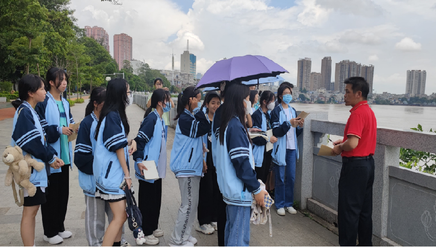 行走郁江之畔，研习乡土地理